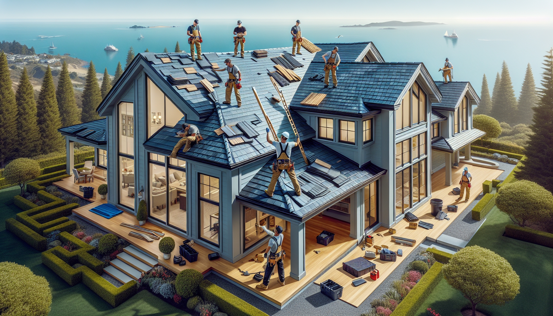 can I repair or replace a tile roof in San Rafael