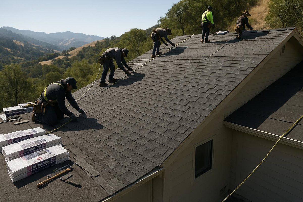 Roofing illustration accompanying this article