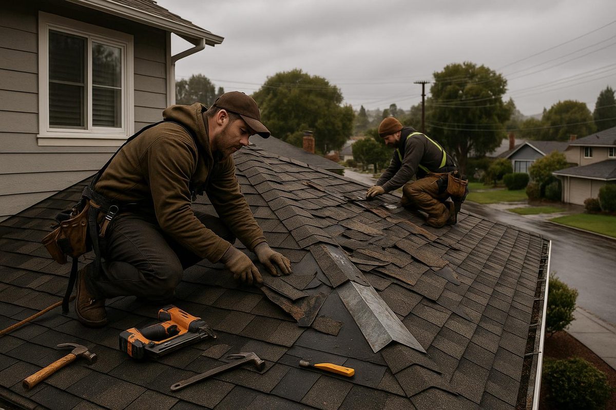 Roofing illustration accompanying this article